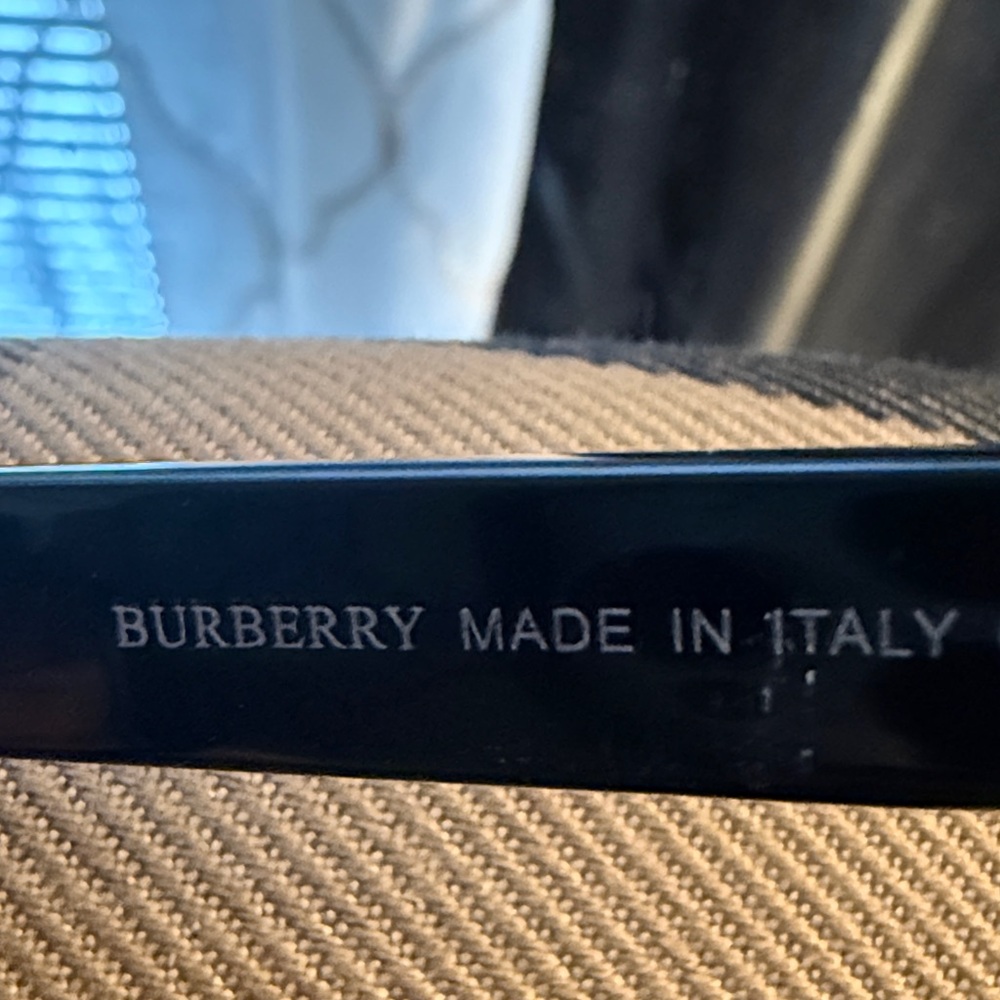 Burberry Black Rectangular Acetate Glasses - image 4